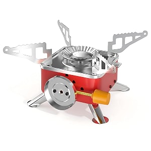 skadioo portable gas stoves camping gas stoves butane gas stove small gas stove for travelling mini stove with folding furnace and stainless steel body with storage bag for hiking and picnic