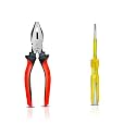 SKADIOO Plier &amp; Tester Screwdriver Combo | Cutting Player | Cutting plier | Pliers | Pliers for Home, Player Tools, Pliers for Electrical Work