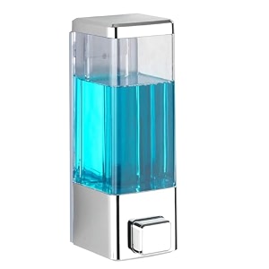 skadioo soap dispenser wall mounted for bathroom  wash basin  liquid sanitizer shower gel dish wash soap dispenser for bathroom kitchen 350ml pack of 1 classic soap dispenser black abs plastic