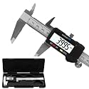 SKADIOO Digital Vernier Caliper - 6 Inch Stainless Steel Head With LED Screen - Electronic Gauge Micrometer