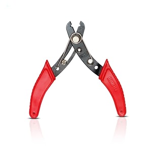 skadioo wire stripper  wire cutter  wire stripper and cutter  wire cutter and stripping tool  cable cutter  stripping tool power and hand tools 1 piece red
