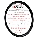 Skala Nitrile Rubber Gasket Compatible With Pigeon Aluminium | Special | Favorite | Titanium | Deluxe 7.5 Litres Outer-Lid Pressure Cooker (Pack of 1)