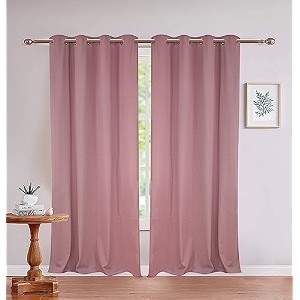 skanda fab  cotton solid window curtain 5ft eyelet 100 cotton washable lilac purple 2 pcs