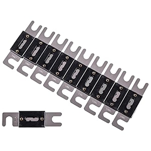 skar audio 200 amp nickel plated anl fuses 10 pack - sk200a-anl-10pk