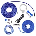 Skar Audio 4 Gauge OFC Complete Amplifier Installation Wiring Kit, SKAR4ANL-OFC