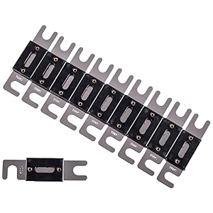 skar audio 500 amp nickel plated anl fuses 10 pack - sk500a-anl-10pk