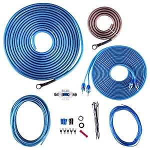 skar audio 8 gauge cca complete amplifier installation wiring kit skar8manl-cca