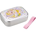 Skater ALB5NV69474 Aluminum Bento Box, 12.5 fl oz (370 ml), For Children, Heat Preservation, Lunch Belt, Made in Japan, Disney 25 Rapunzel on the Tower