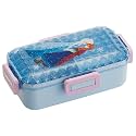 Skater PFLB6D-A Fluffy Lunch Box with Dome-Shaped Lid, Diamond Cut, Made in Japan, Disney Frozen x Shoko Nakagawa, Girls
