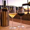 SKDBPM Italian Style 340ml Red Wine Glasses Set of 2 | Premium Crystal Clear Lead Free and Shatter Resistant Wine Glass | Perfect for Home, Office, Bars and Parties
