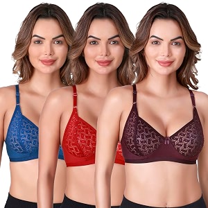 SKDREAMS Naina Net Seamed Non Padded Full