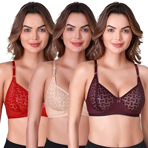 SKDREAMS Naina Net Seamed Non Padded Full