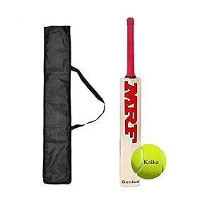 ske popular willow cricket bat with tennis ball and bat cover combo for all tennis ball full size cricket bat only bat