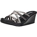 Skechers Cali Women39s Rumblers-Social Butterfly Wedge Sandal