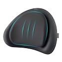 Skechers Lumbar Pillow Premium Memory Foam,Double-Layer-Office Chair Cushion for Tailbone Pain Relief,Butt Pillow for Office Chair,Car seat Cushion,Long Sitting Office Workers,and Car Drivers,Black
