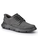 Skechers Men's USA Garza - Clive Smooth Toe Canvas Bungee Lace Slip-Ins