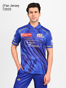 Skechers Printed Men Polo Neck Blue T-Shirt