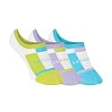SKECHERS SOCKS - PACK OF 3 WOMENS BLOCK NON TERRY LINER