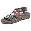 Skechers Women's Reggae Sew Me Boho Slingback Sandal