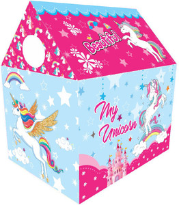 skediz unicorn tent house tent for girls and boys multicolor