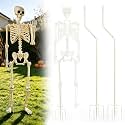 Skeleton Stand for Yard, Hidden Ground Stake for Halloween Skeletons(2Pack)