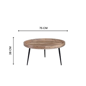 skema solid wood center coffee table for living room meta