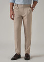 SKENJEL Men Regular Fit Beige Polyester Trousers