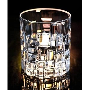 300 ml plaza water glasses - tall drinking glasses for- water juice mojito cocktail lead-free perfect for home restaurants and parties clear crystal whiskey 4 pcs
