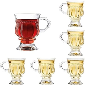 beer mugs with handles freezer safe drinking glass - drinking cup beer mugs traditional beer mugs tea glasses michelada glasses 400ml glass cup glass 6 pcs