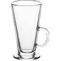 Beer Mugs with Handles, Freezer Safe Drinking Glass - Drinking Cup Beer Mugs, Traditional Beer Mugs, Tea Glasses, Michelada Glasses, 400ml (Glass Coffee Mugs, 12 pcs)