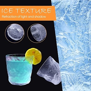 crystal whiskey glasses - 300 ml bar glass for drinking bourbon whisky scotch cocktails cognac- old fashioned cocktail tumblers mart crystal round whiskey glass 2 pcs