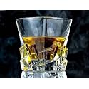 Crystal Whiskey Glasses - 300 ml Bar Glass for Drinking Bourbon, Whisky, Scotch, Cocktails, Cognac- Old Fashioned Cocktail Tumblers (Elegant Whiskey Glass, 12 pcs)