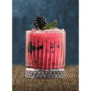fashioned whiskey glass - heavy base rocks barware glasses for scotch mixed drinks wine bourbon juice water and cocktail drinks 300 ml unique daiamond shaped whiskey glass 4 pcs