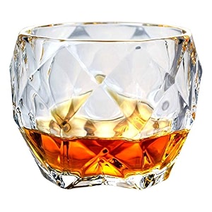 fashioned whiskey glass - heavy base rocks barware glasses for scotch mixed drinks wine bourbon juice water and cocktail drinks 300 ml heavy base rocks barware glasses 6 pcs