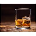 Fashioned Whiskey Glass - Heavy Base Rocks Barware Glasses for Scotch, Mixed Drinks, Wine, Bourbon, Juice, Water and Cocktail Drinks 300 Ml (Perfect for ServingA Scotch, 12 pcs)