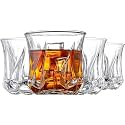 Fashioned Whiskey Glass - Heavy Base Rocks Barware Glasses for Scotch, Mixed Drinks, Wine, Bourbon, Juice, Water and Cocktail Drinks 300 Ml (Premium Twisted Rocks Glasses, 12 pcs)