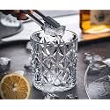Fashioned Whiskey Glass - Heavy Base Rocks Barware Glasses for Scotch, Mixed Drinks, Wine, Bourbon, Juice, Water and Cocktail Drinks 300 Ml (Crystal Drinking Glasses, 12 pcs)