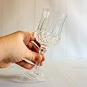 Fashioned Whiskey Glass - Heavy Base Rocks Barware Glasses for Scotch, Mixed Drinks, Wine, Bourbon, Juice, Water and Cocktail Drinks 300 Ml (Crystal Wine Glasses, 4 pcs)