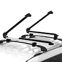 Ski & Snowboard Rack Fit 6 Pair Skis or 4 Snowboards with Sliding Extension