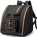 Ski Boots Bags Backpack for Men or Women 50L Snowboard Boots Bag Youth Travel Ski Equimpment Gear Bag for Skate, Helmets, Goggles, Gloves, Skiing Accessories