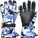 Ski Gloves,Snow Gloves Waterproof Winter Warm Cold Weather Touchscreen Gloves for Parent&amp; Child Kids Skiing,Snowboarding