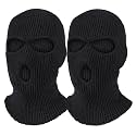 3 Hole Ski Mask 1-2 Pack Balaclava Face Mask with Mouth Hole Shiesty Mask Men Women Motorcycle Full Face Cover for Football
