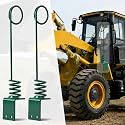 Skid Steer Hydraulic Hose Saver Spring - 0.3" Thick Plate (8cm)