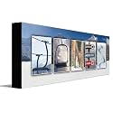 SKIING Custom Photo Name Art | Premium Float Framed Canvas | 36”x12