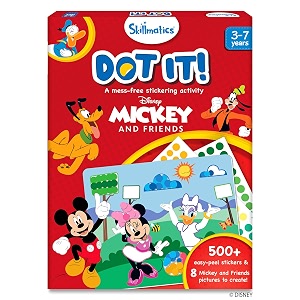 skillmatics dot it sticker art  disney mickey amp friends mess-free fun