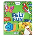 Skillmatics Reusable Art Activity – Felt Fun Animals, 3D Mosaic Craft Kit