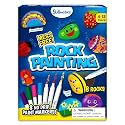Skillmatics Rock Painting Kit - Mess-Free Art & Craft Activity for Girls & Boys, Craft Kits & Supplies, DIY Creative Activity, Gifts for Kids Ages 4, 5, 6, 7, 8, 9, 10, 11,12