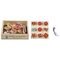 Skillofun Wildlife Picture Puzzle for 2-5 Years, Multicolour &amp; Skillofun - SF-1 Wooden Nine SSorter, Multi Color