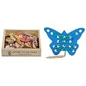 Skillofun Wildlife Picture Puzzle for 2-5 Years, Multicolour &amp; Skillofun Butterfly Sewing Toy, Multicolour