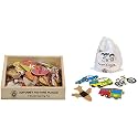 Skillofun Wildlife Picture Puzzle, Multicolour, 53 Pieces &amp; Skillofun - S-50 Magnetic Cutouts - Transport, Multi Color (Set of 10)